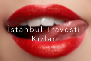 İstanbul travesti kızlarını simgeleyen dikkat çekici dudak görseli